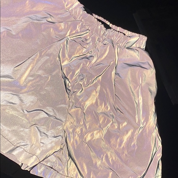 Reflective shorts! High waisted and worn once - Picture 1 of 3